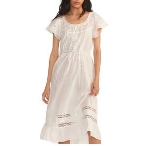LoveShackFancy - Madeline Midi Dress - White
White / P